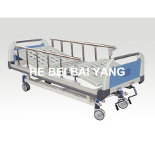 A-50 Movable Double-Function Manual Krankenhausbett mit ABS Bett Kopf